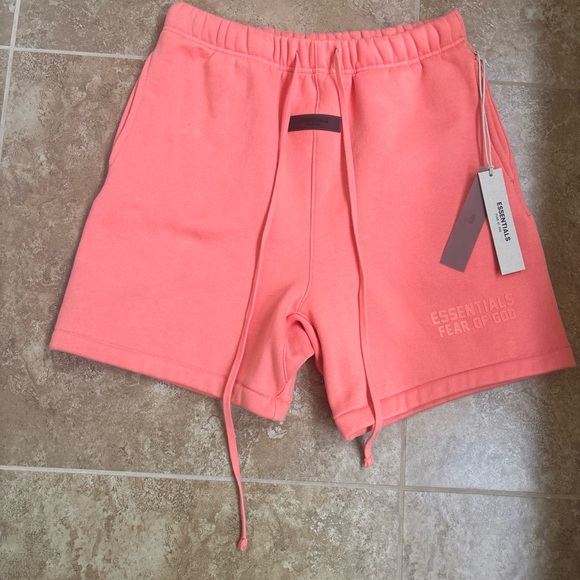 Essentials Fear of God Pink Shorts